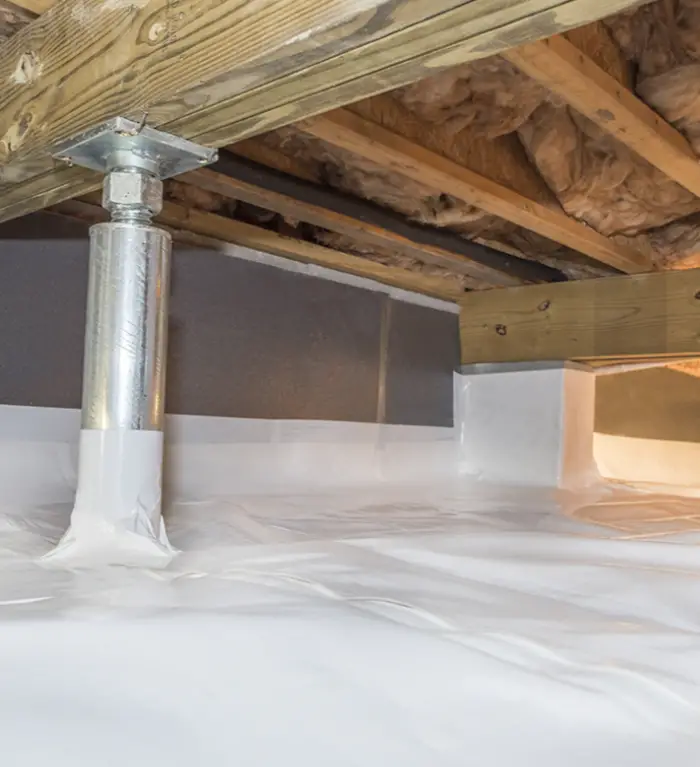 mold remediation in a crawl space