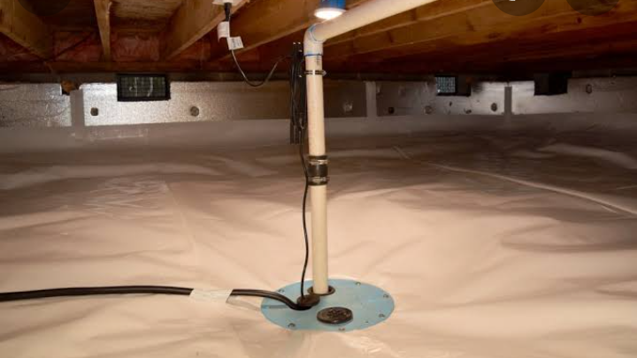 crawl space drainage system